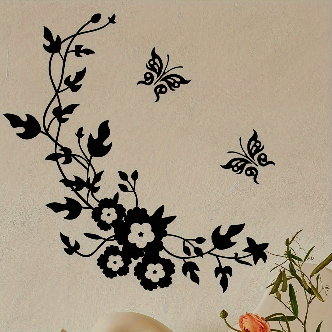 Vinyl Flower Wall Sticker DIY Art Decoration for Room Bedroom Home Wall