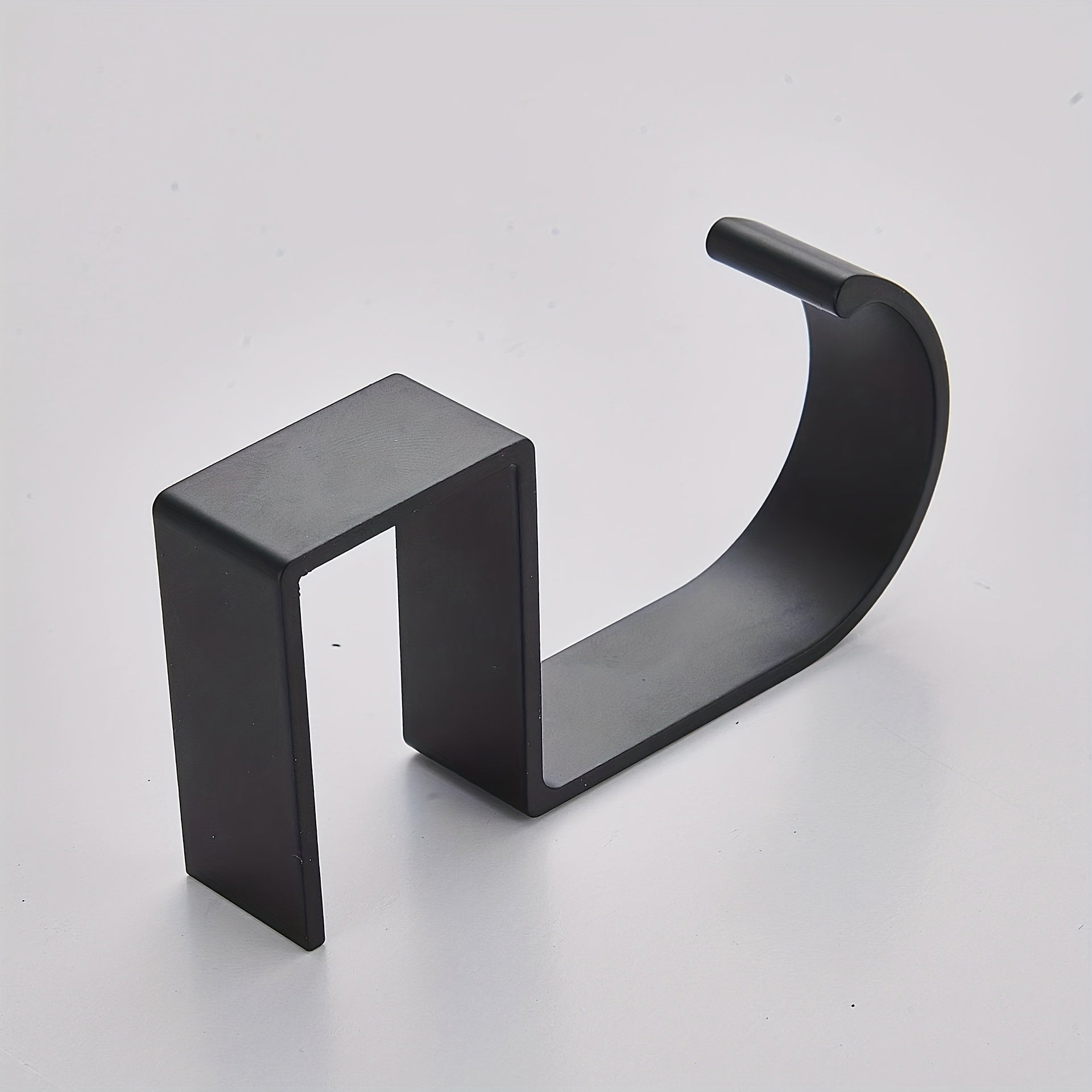 Portable Hook for Hanging Items on Desktops and Cabinets