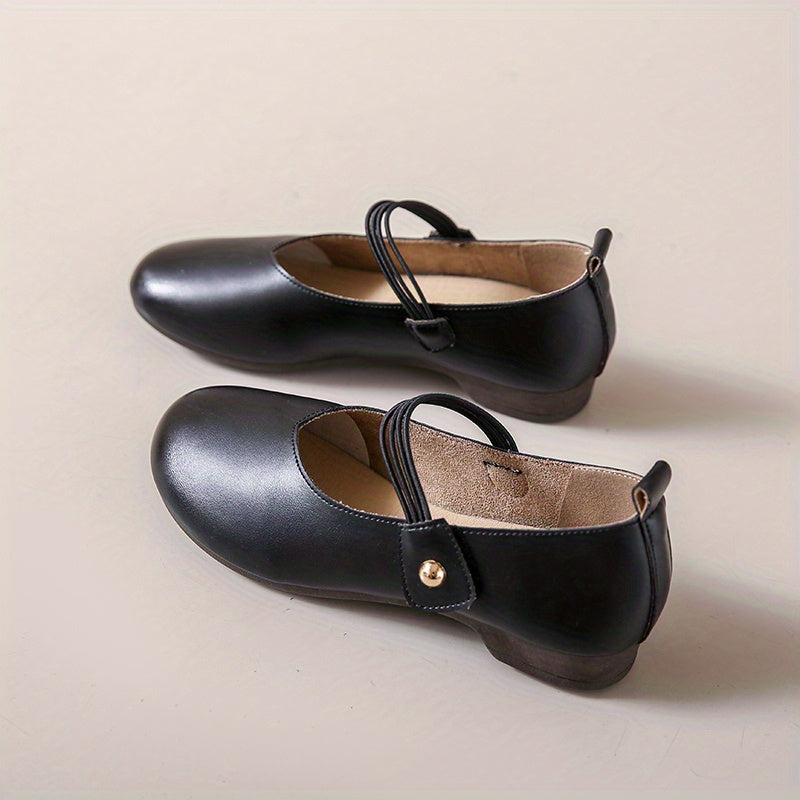 Women's Colorblock Flat Mary Janes Soft Sole Lightweight Shoes