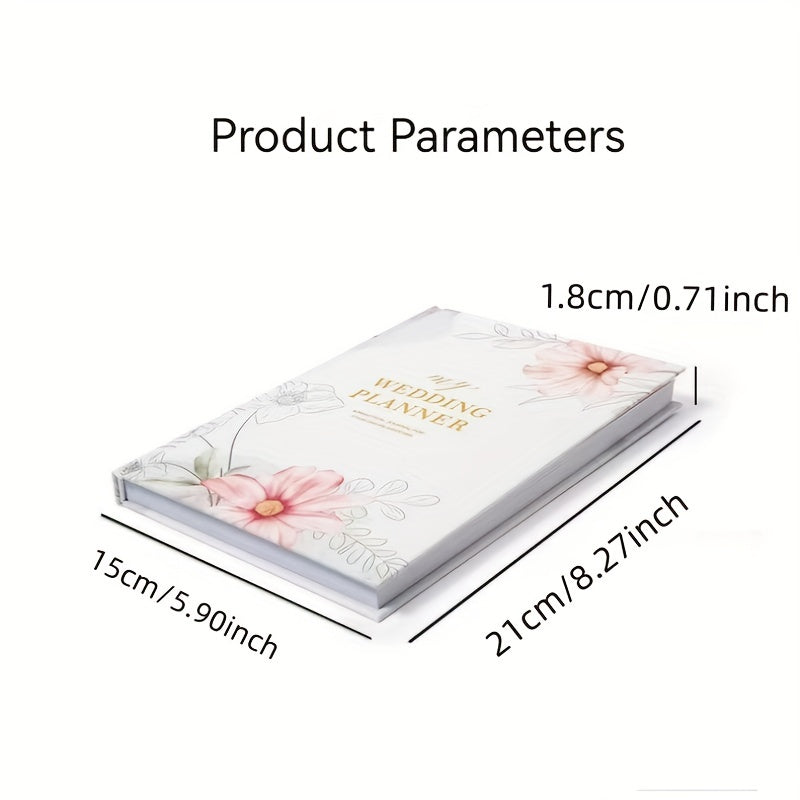 A5 Wedding Planning Book Hardcover - Manual Ledger