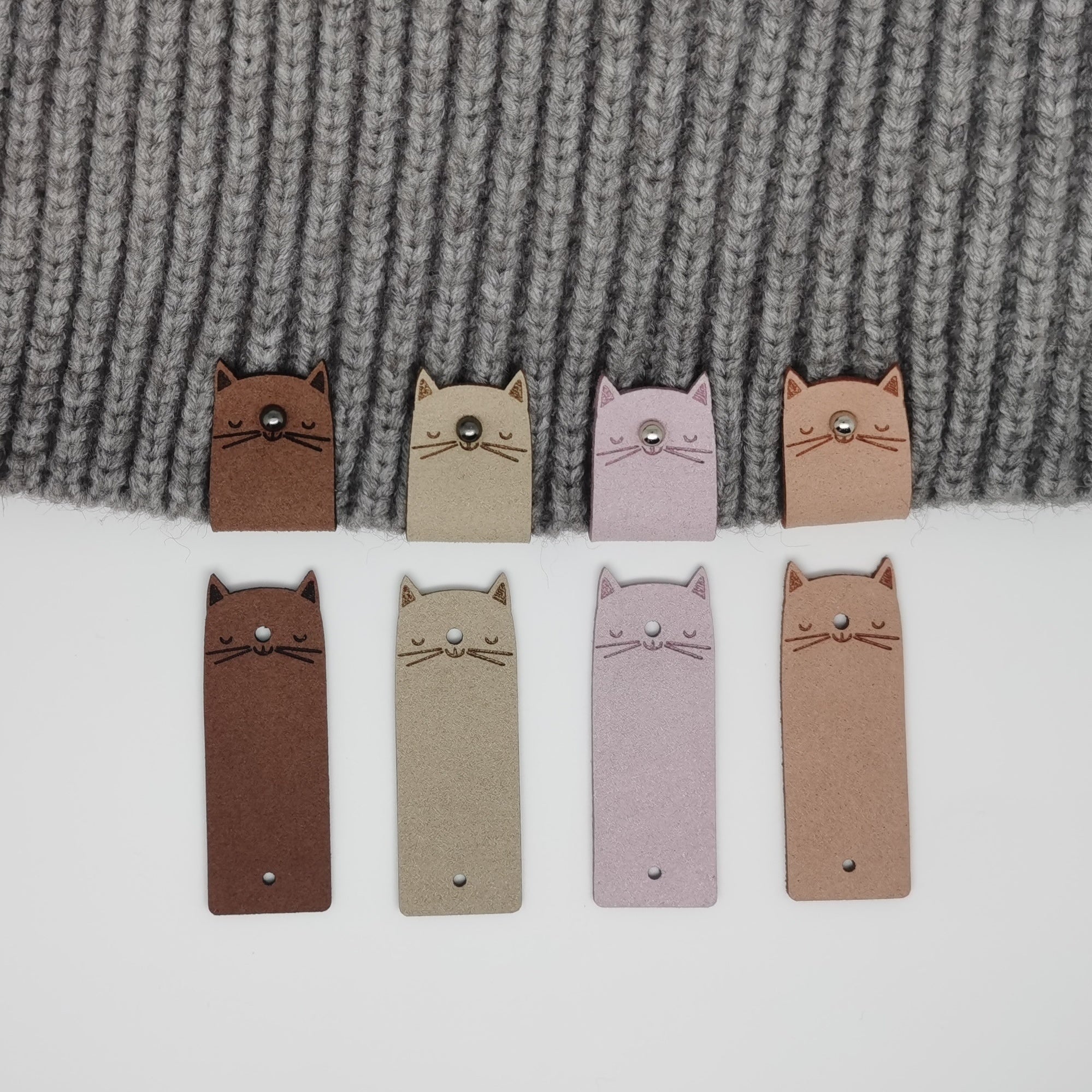 8pcs Kitten Labels Clothes Labels DIY Sewing Clothing Accessories