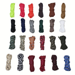 24pcs 24 Colors Multifunctional Survival Rope Dog Leash Clothline