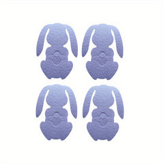 4PCS Easter Bunny Cutlery Bag Tableware Holders Knives Forks Pouch Decor