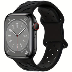 Silicone Braided Strap For IWatch Series Ultra SE 8 7 6 5 4 3 2