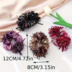 1pc Flower Hair Elastic Hair Rope Large Hair Ties