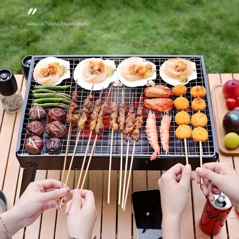Portable Stainless Steel Wood Stove for Outdoor Picnic