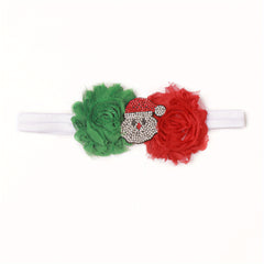 Christmas Floral Baby Headband For 0-2 Year Olds