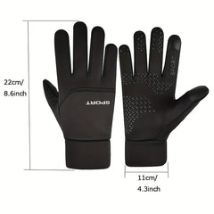 Men's Cycling Gloves Waterproof Touch Screen Driving Fishing WarmGloves