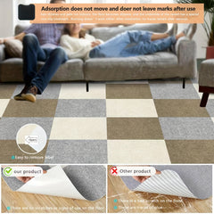 Anti-slip Office Floor Tile Carpet Sticker Square Carpet Sticker
