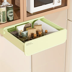 Under Desk Storage Drawer Box Slide Out Self Adhesive Drawer Basket