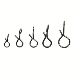 100pcs Stainless Steel Quick Change Snap for Fly Fishing Hooks and Lures
