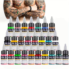 25 Tattoo Ink Set Professional Tattoo Pigment Set Long Lasting Tattoo Painting
