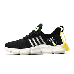Men's Breathable Mesh Lightweight Knit Shoes for Running & Sports