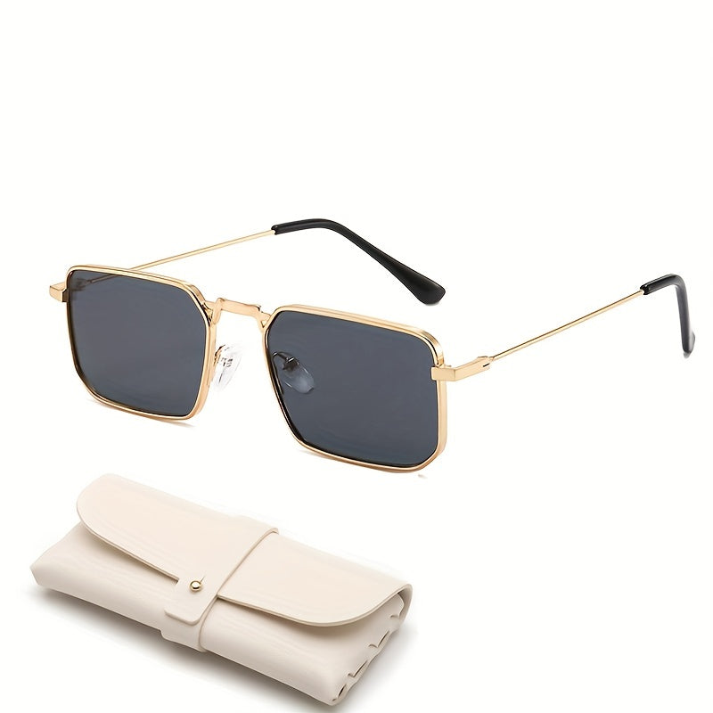 Men's Steampunk Polarized Sunglasses UV Protection with Glasses Bag