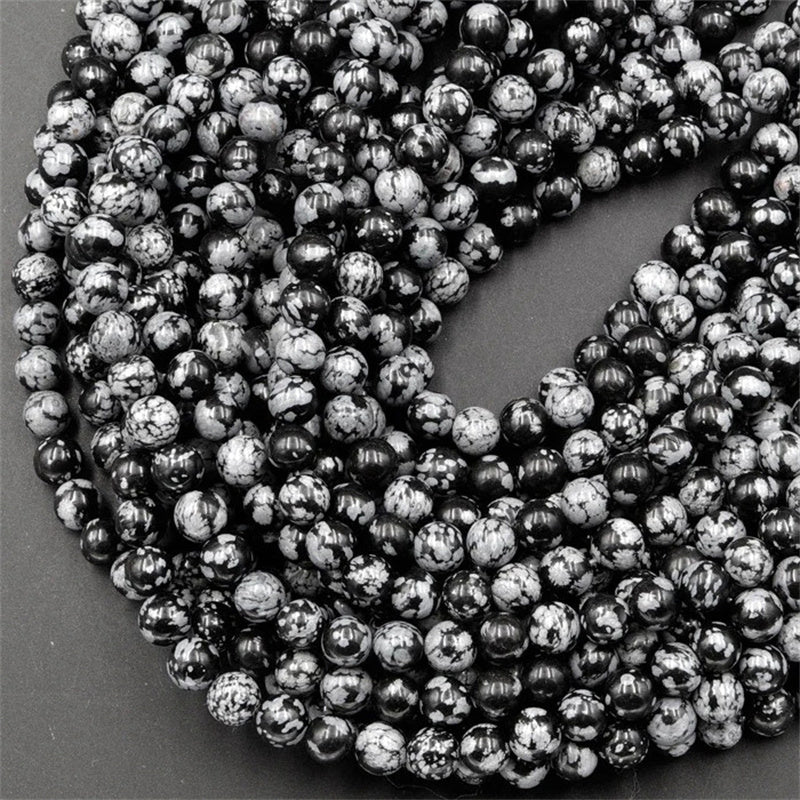 8mm Natural Round Loose Beads DIY Jewelry Charm 45pcs