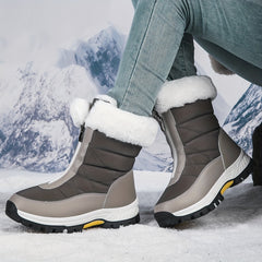 Women's Waterproof Snow Boots Warm Winter Hiking Boots