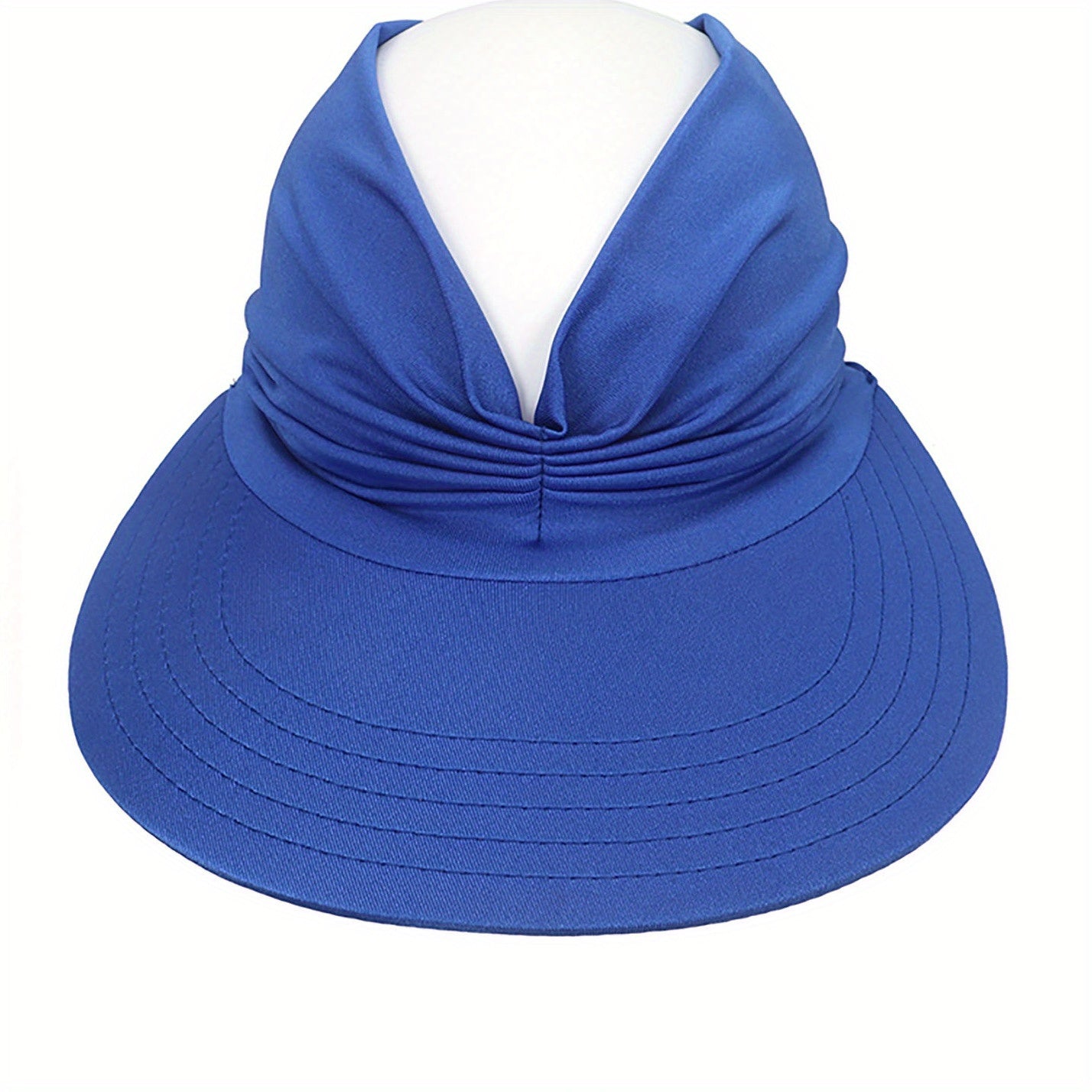Ponytail Sunscreen Pleated Visor Hat UV Protection Sun Hats Women