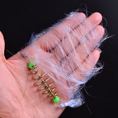 Luminous Fishing Net w/ Copper Spring Size Trap for More Fish