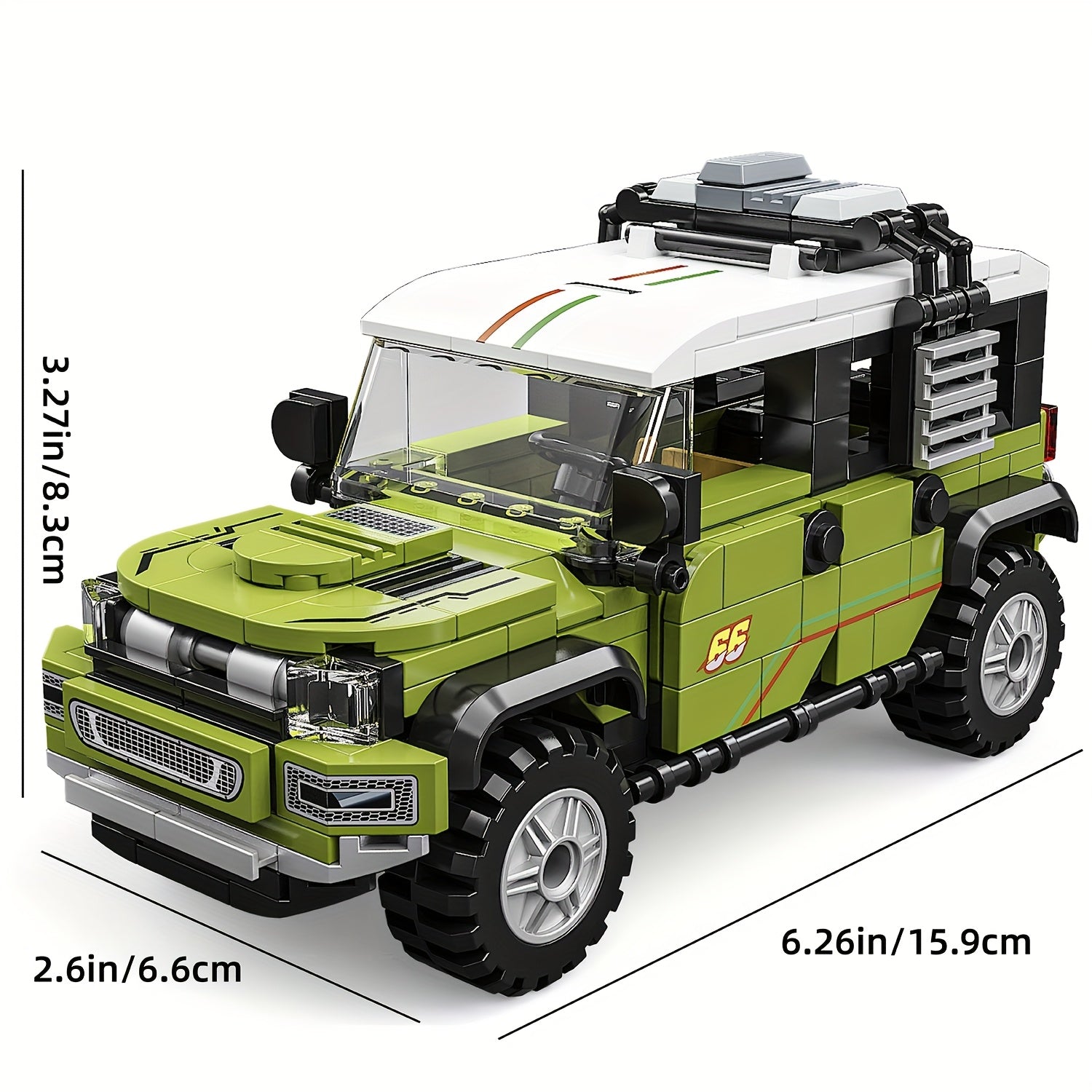 330pcs Off-road Vehicle Building Model Kit for Children