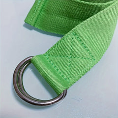 Yoga Stretching Strap with Double Rings Fitness Resistance Rope
