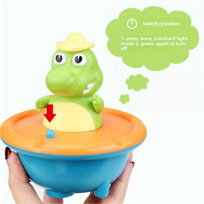 Crocodile Pool Bathroom Toy - Colorful Cartoon Animal Shapes ABS Material