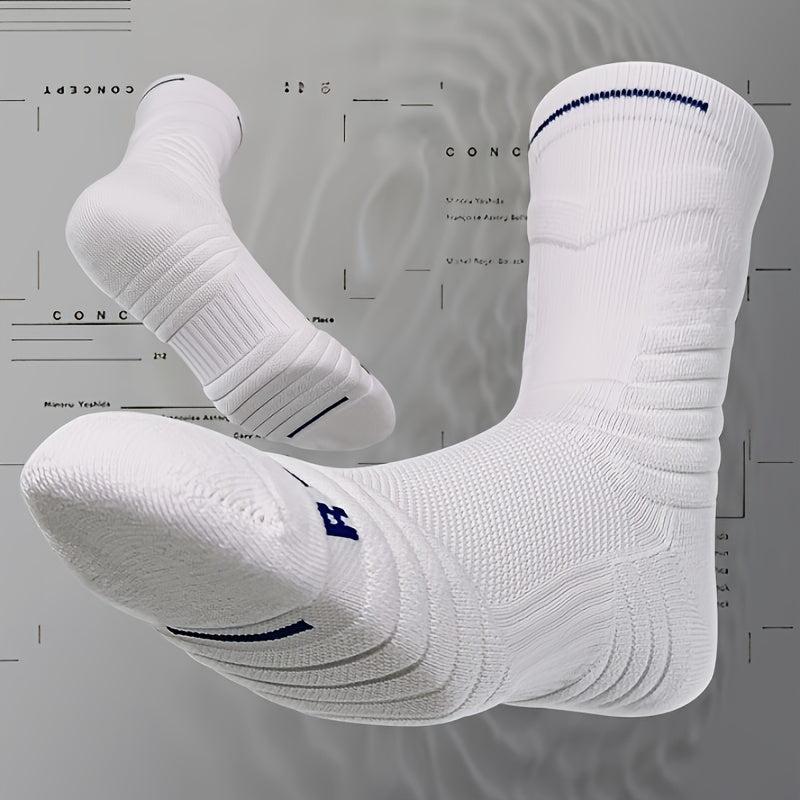 Paris Basketball Socks Men Sports Outdoor Running Socks