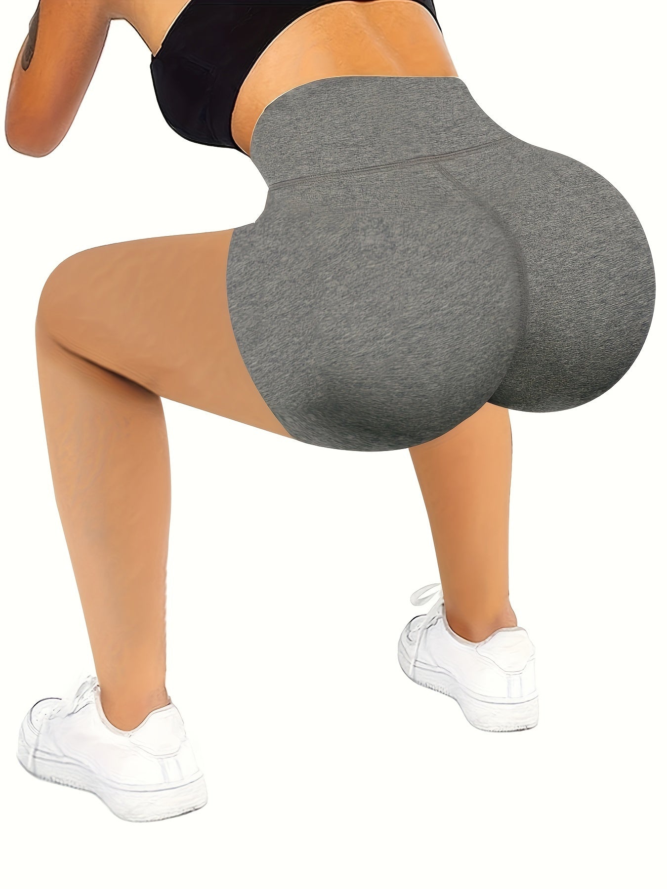 Women's Activewear Solid High Waist Sexy Yoga Shorts