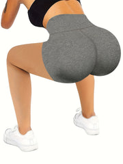 Women's Activewear Solid High Waist Sexy Yoga Shorts