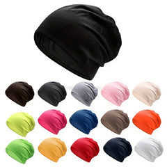 Bright Candy Casual Beanie Unisex Slouchy Skull Hat