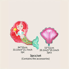 Mermaid Birthday Balloon Set - Create a Magical Scene