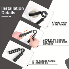 Metal Grip Strengthener Hand Trainer Finger Exercise Device