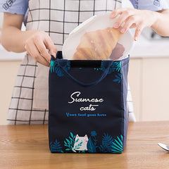 Insulated Lunch Bag Aluminum Foil Waterproof Freezable Cooler Bag