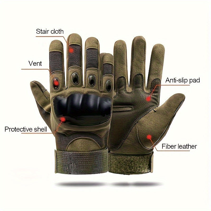 Tactical Half Finger Gloves for Outdoor Air Gun Climbing Combat