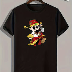 God Of Wealth Graphic Men's Tee Casual Comfy T-shirt