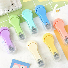 Portable Nail Clipper Manicure Tool Splash-proof Nail Scissor