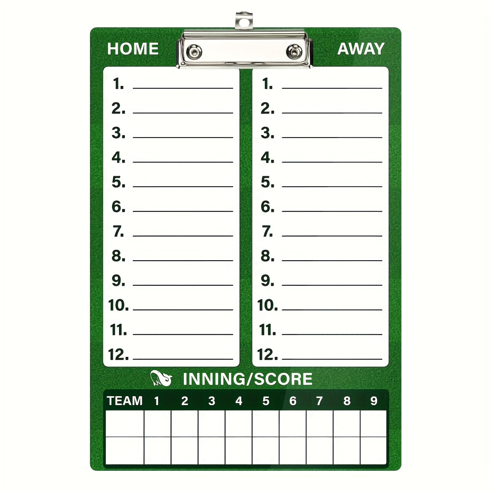 OWLKELA Baseball Coaches Clipboard With Dry Erase Marker Pen Holder