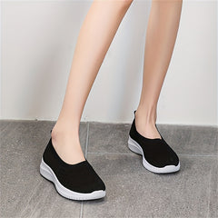 Women's Breathable Slip On Flat Soft sole Shoes Lightweight & Comfy Shoes