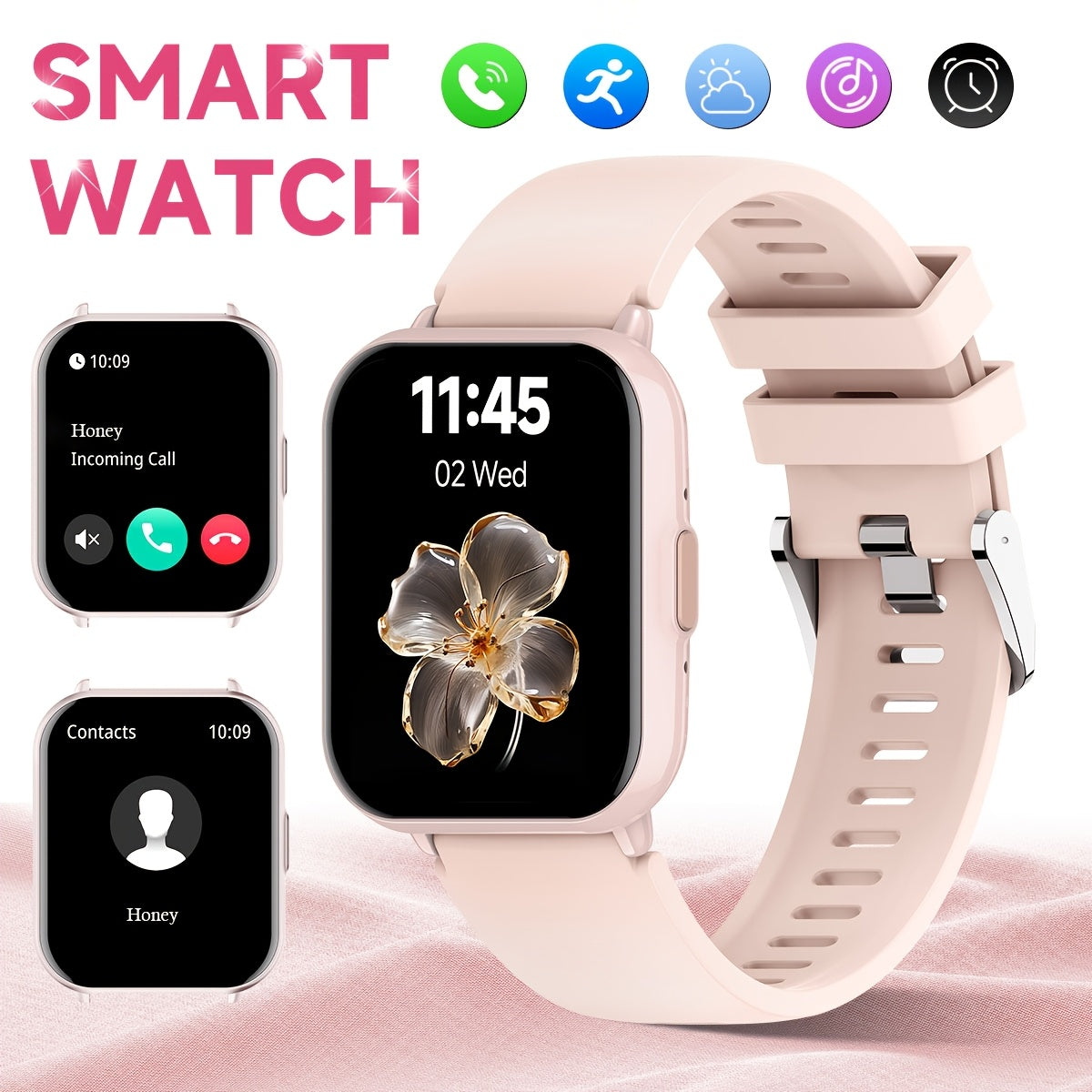 1.83 Inch Screen Smartwatch 1 ATM Wireless Calling Multiple Sports Modes
