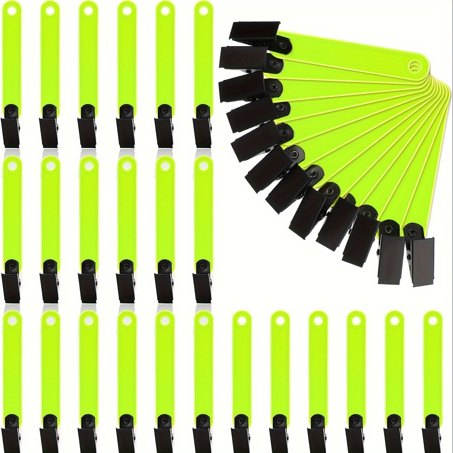 Leitee 36pcs Reflective Trail Tree Tacks & Marking Ribbon Set