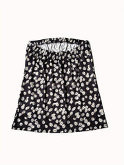 Flower Print Tube Top Sleeveless Casual Summer Top