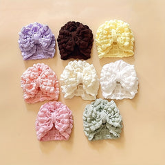 Baby Girls Bow Cap for Autumn and Spring Photography Props