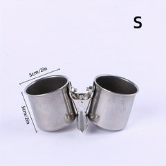 Metal Bird Feeder with Cage Clip and Dispenser