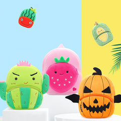 Fruit Style Plush Kid Backpack Schoolbag