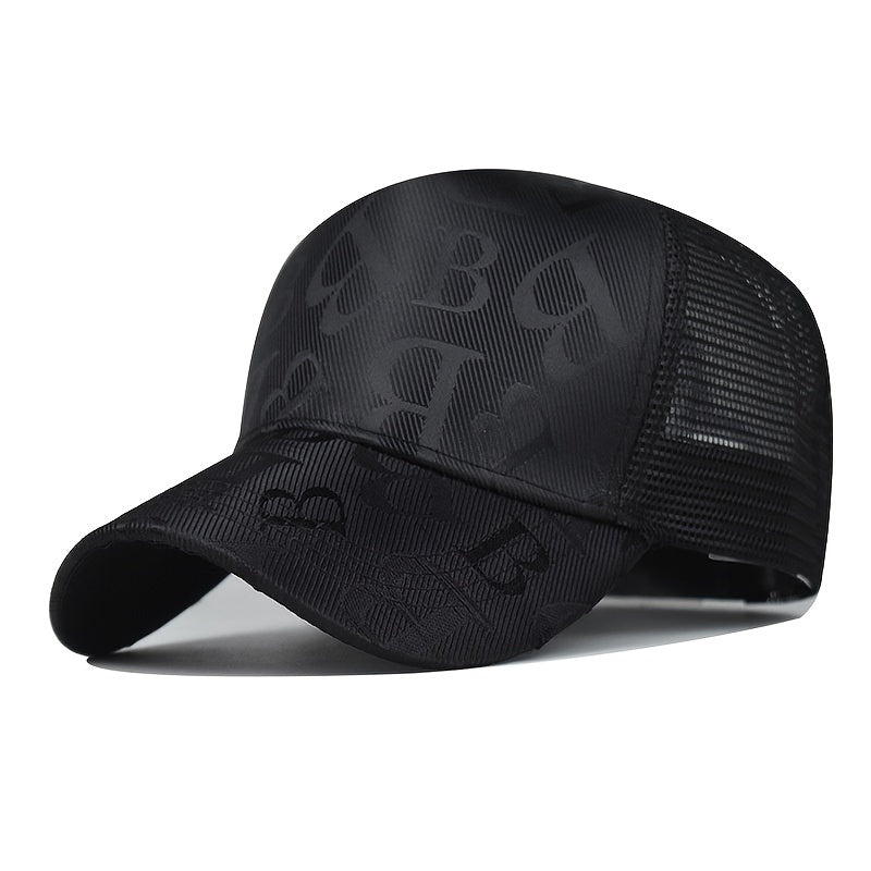 Breathable Men's Letter Print Baseball Cap