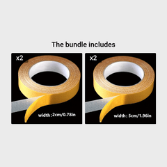 Double Sided Tape Heavy Duty 10m Waterproof Adhesive High Viscosity No Residue
