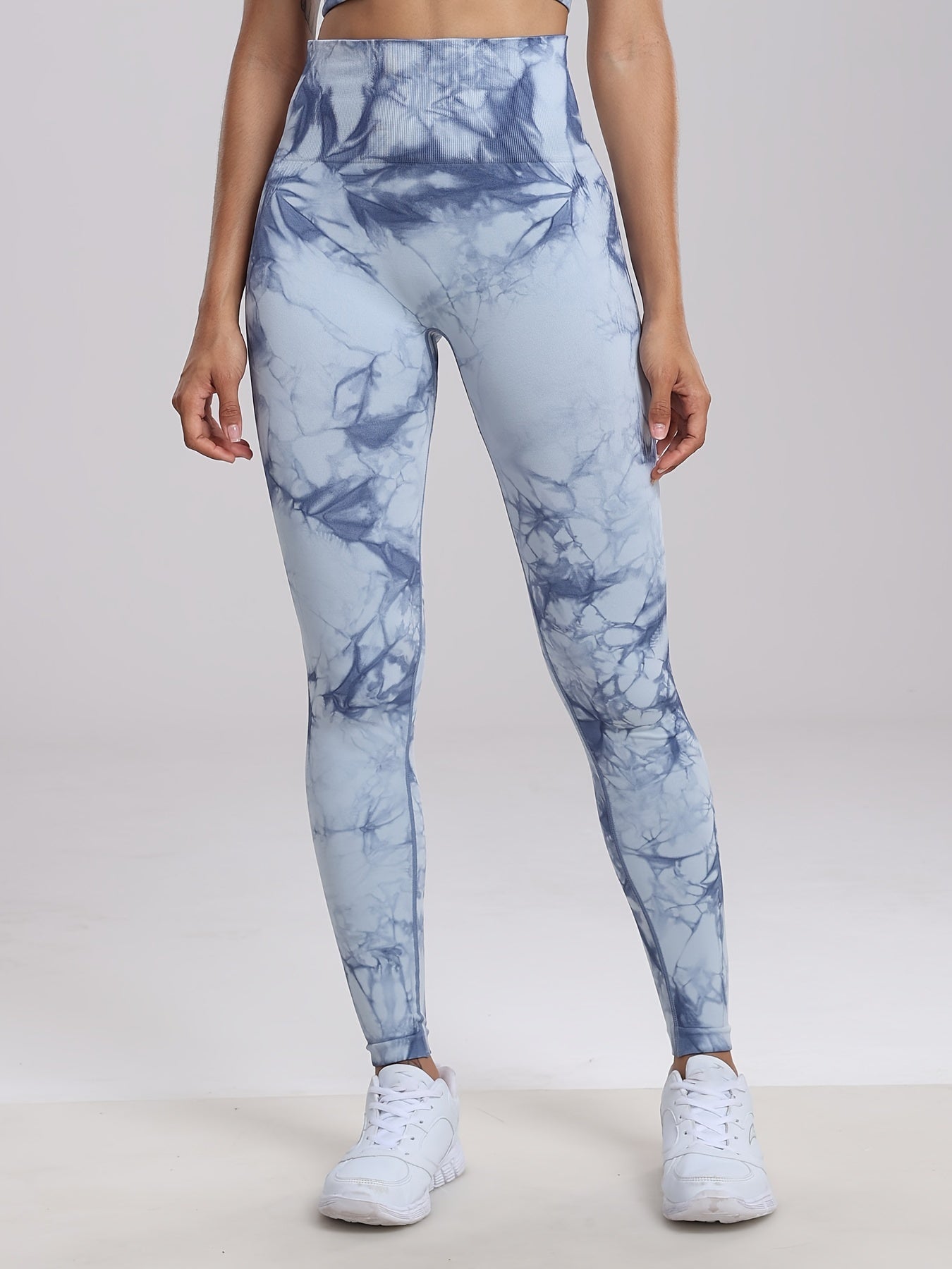Tie Dye High Waist Gym Tights Workout Leggings Fitness Pants