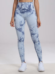 Tie Dye High Waist Gym Tights Workout Leggings Fitness Pants