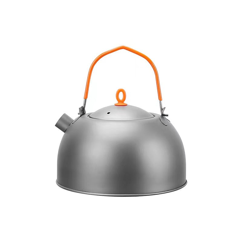 Portable Pure Titanium Boiling Kettle Lightweight Teapot