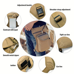 Tactical Canvas Waist Bag for Outdoor Activities