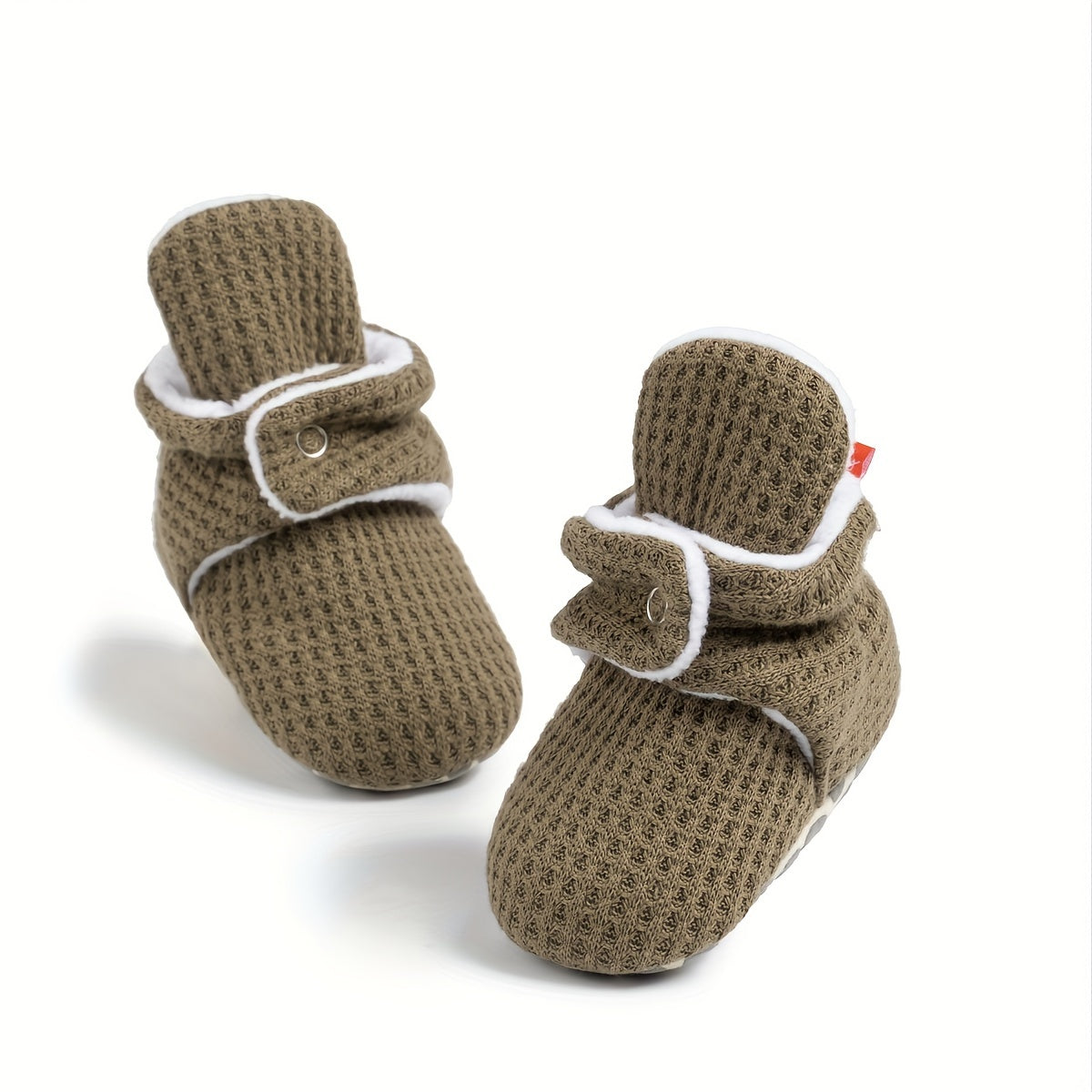 Soft Warm Fleece Baby Boys Boots for Walking in Autumn and Winter